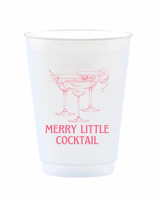 Merry Little Cocktail Reusable Frost Flex Cups