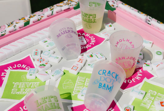 Let’s Mahj Reusable Frost Flex Cups