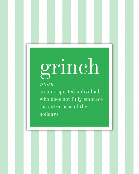 Grinch Paper Party Napkins