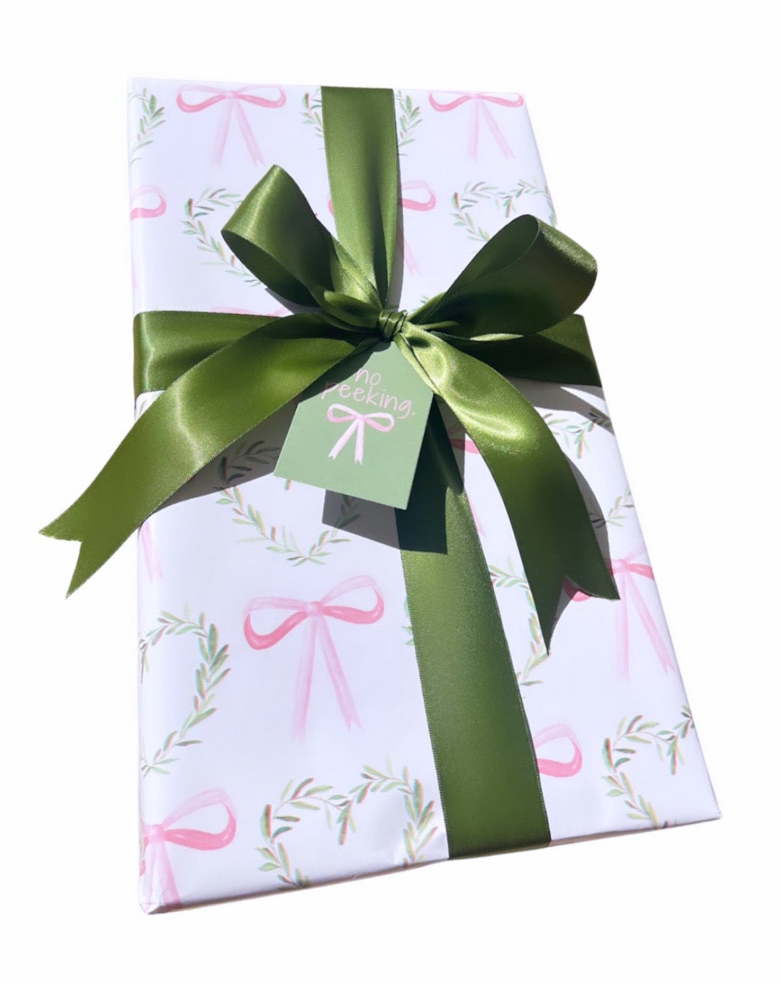 Bows & Hearts Wrapping Paper Roll