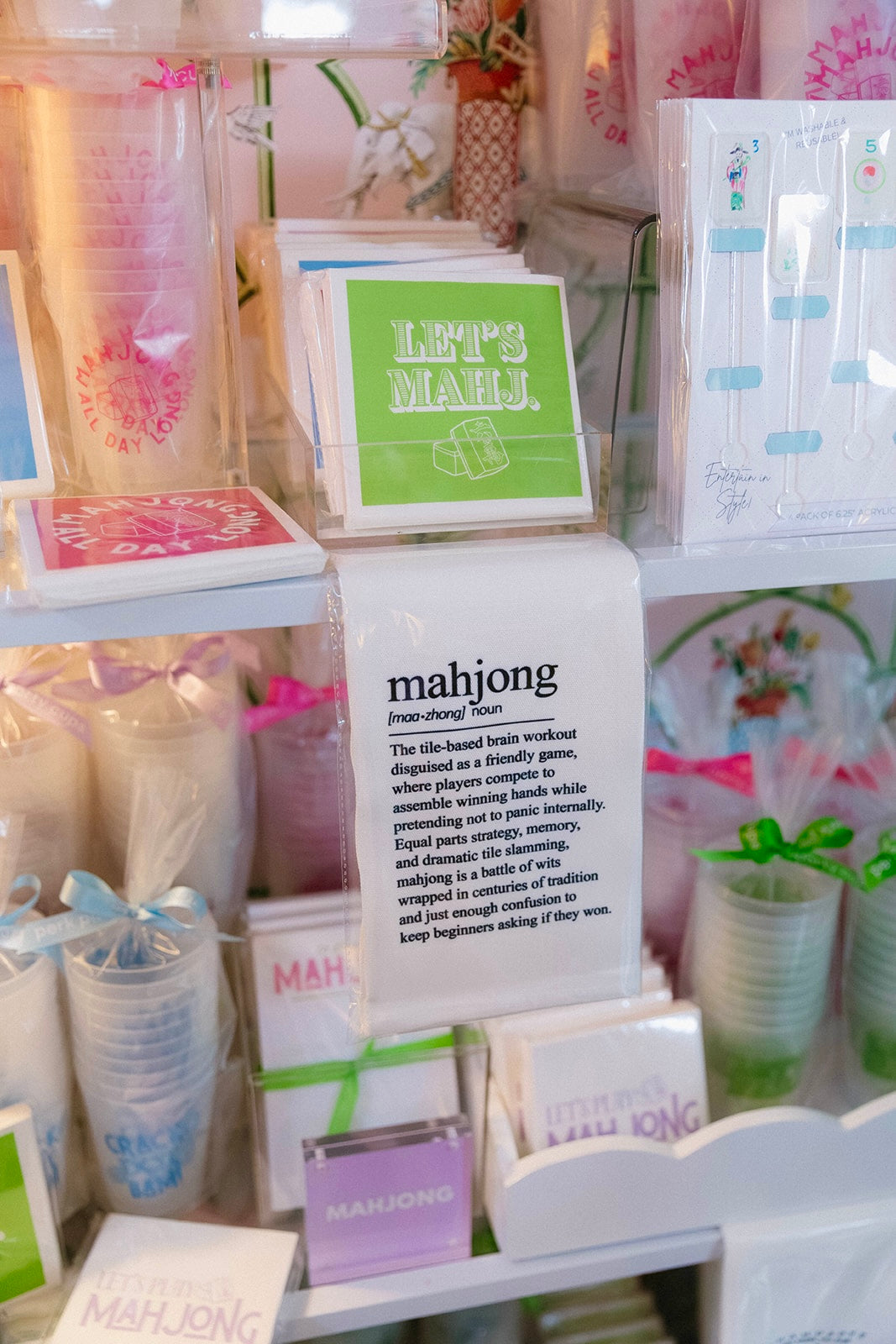 Let’s Mahj Paper Party Napkins