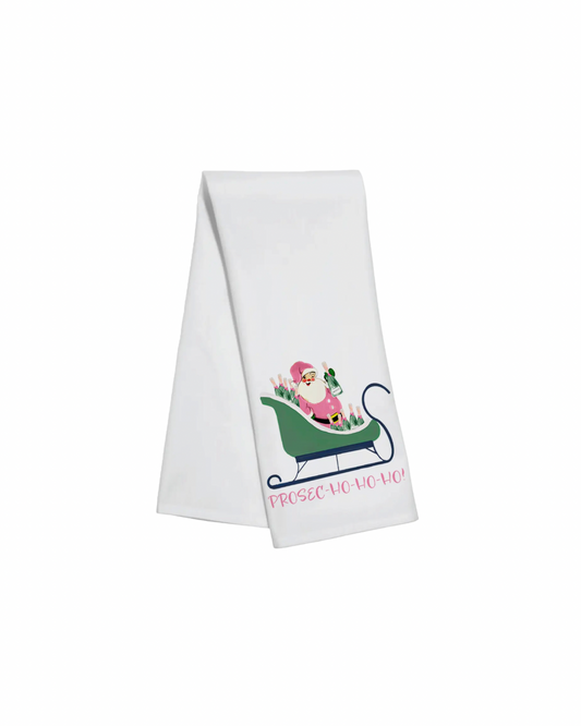 Prosec-Ho-Ho-Ho Tea Towel