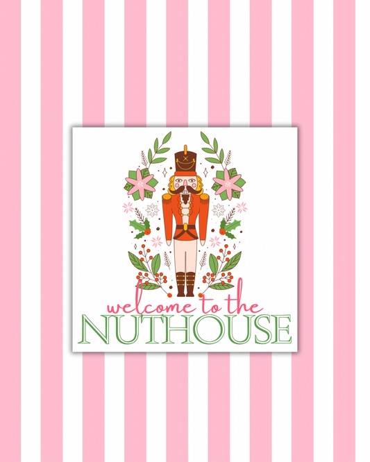 Welcome to the Nuthouse Paper Party Napkins