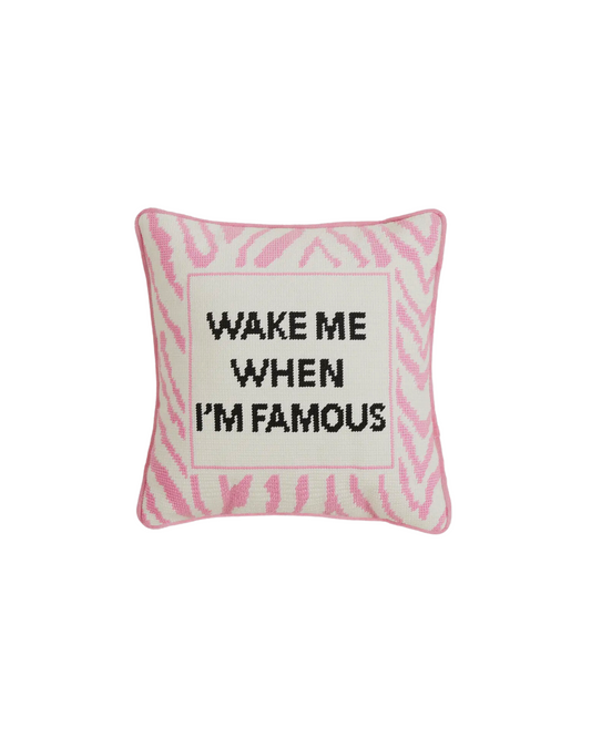 Famous Needlepoint Pillow