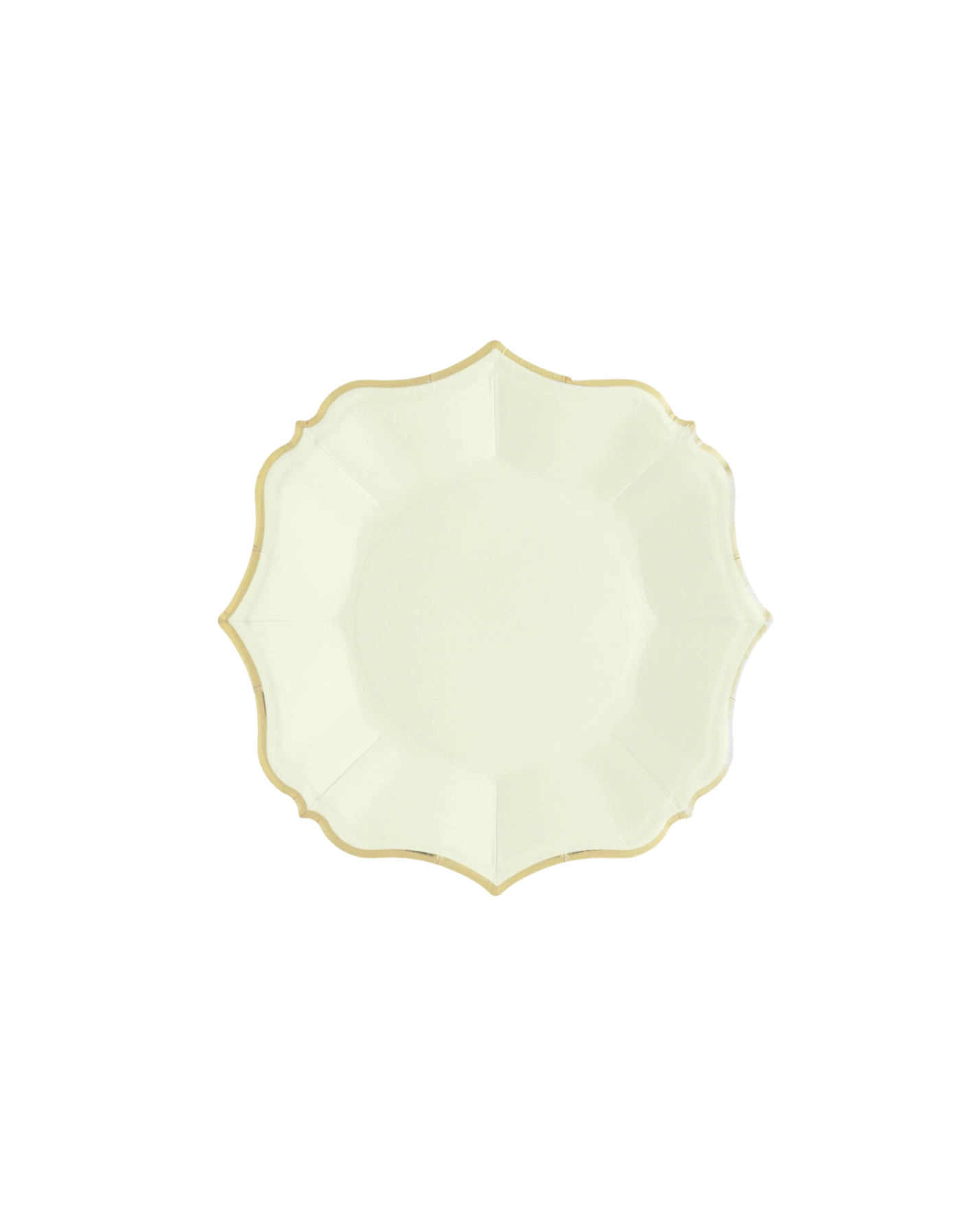 Cream Dessert Plates (8)