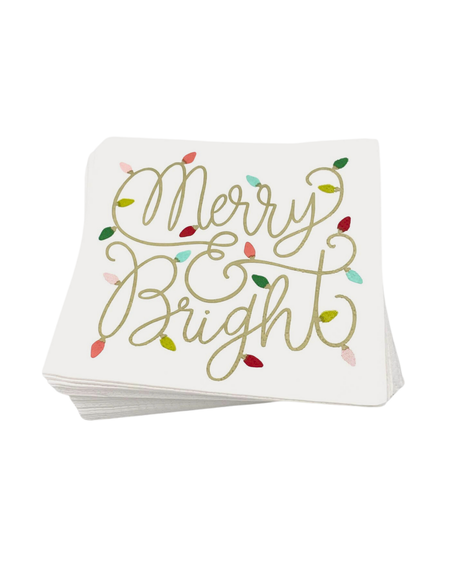 Merry & Bright Cocktail Napkins