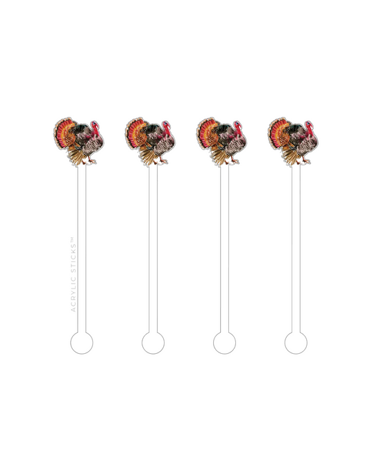 Turkey Acrylic Stir Sticks