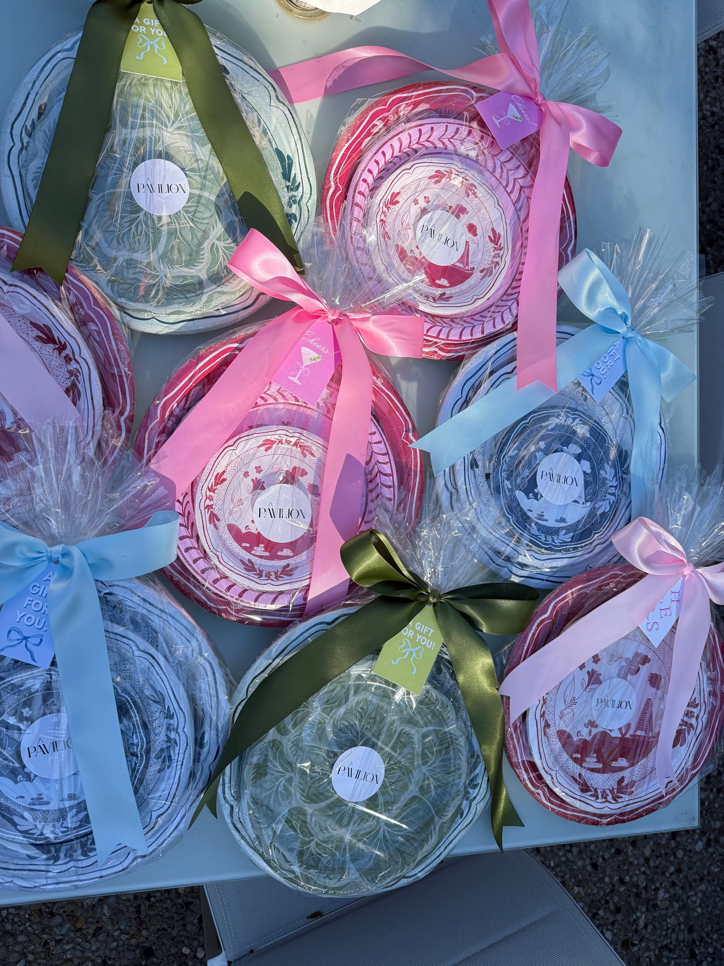 Pavilion Paper Plate Gift Sets