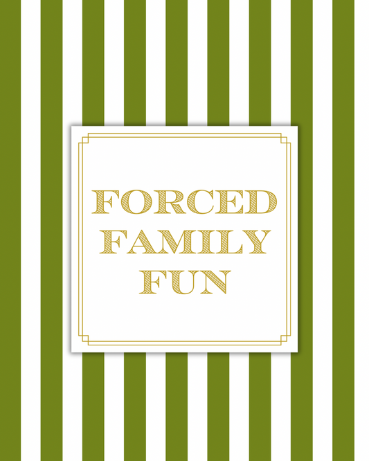 Forced Family Fun Paper Party Napkins