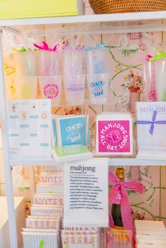 Get Your Mahj On Reusable Frost Flex Cups