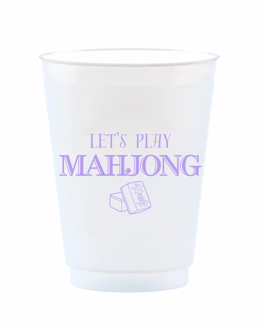 Let's Play Mahjong Reusable Frost Flex Cups