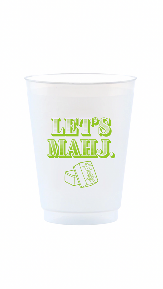 Let’s Mahj Reusable Frost Flex Cups