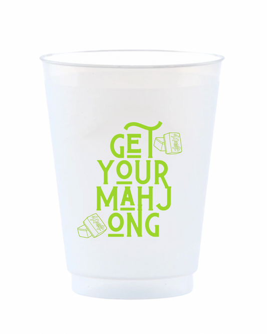 Get Your Mahjong Reusable Frost Flex Cups