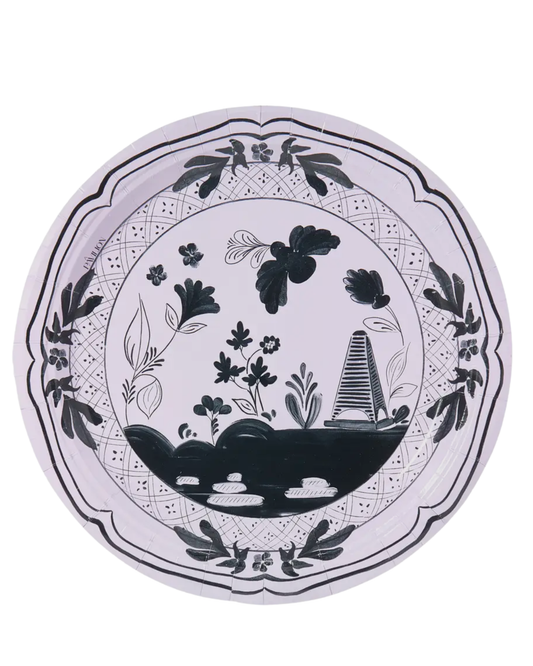 Lavender Dinner China Paper Plates