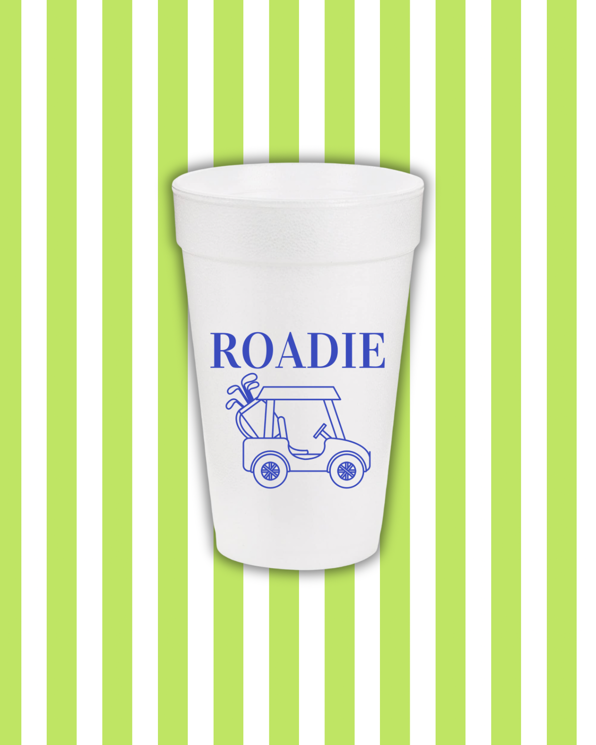 Golf Roadie Styrofoam Cups