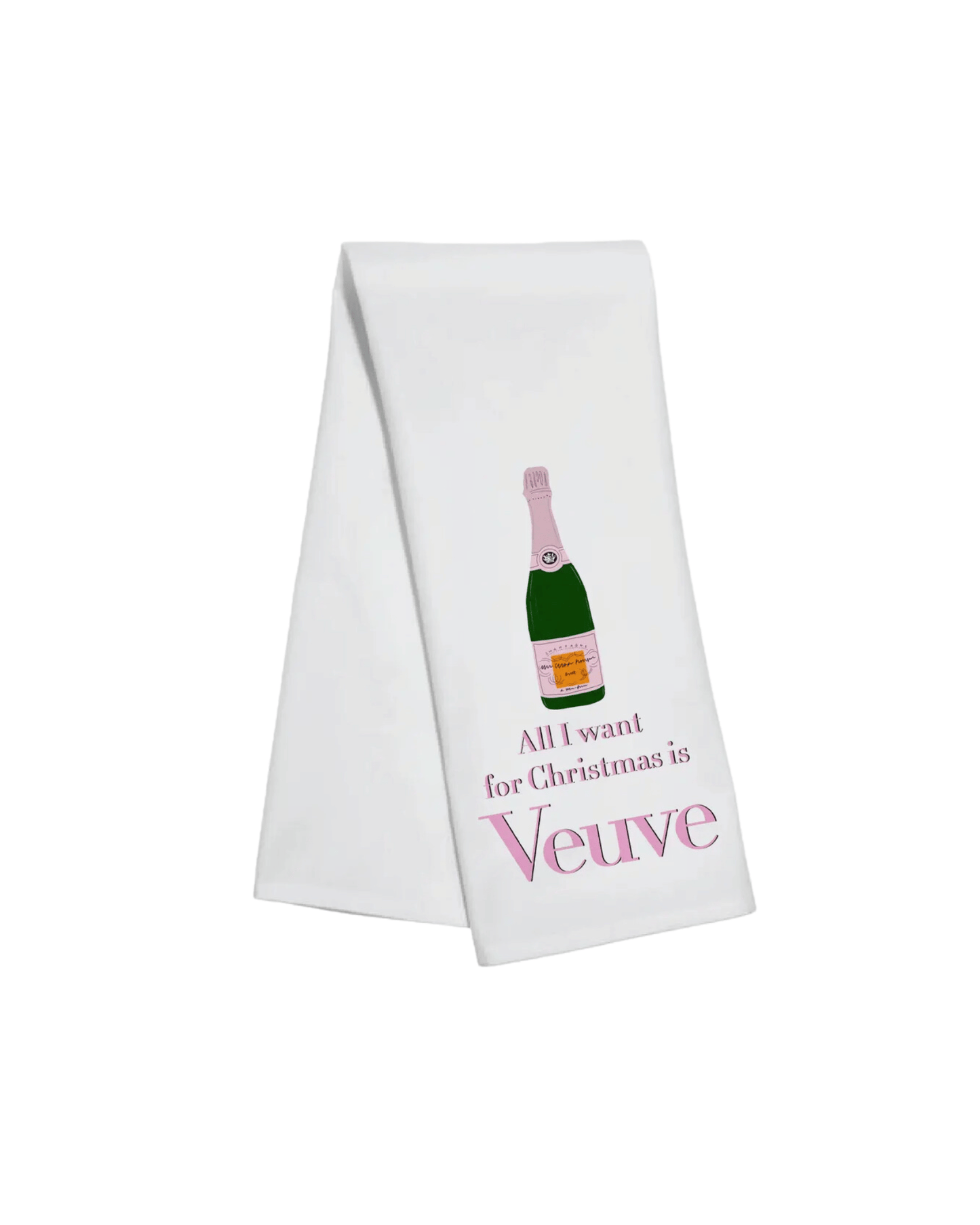 Christmas Veuve Tea Towel