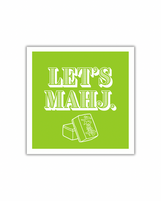 Let’s Mahj Paper Party Napkins