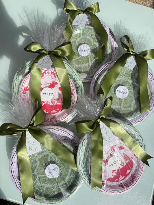 Pavilion Paper Plate Gift Sets