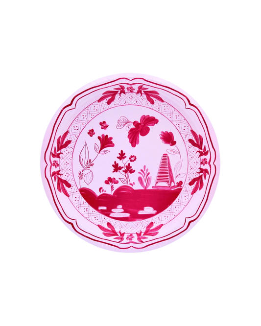 China Salad & Dessert Paper Plates- Pink