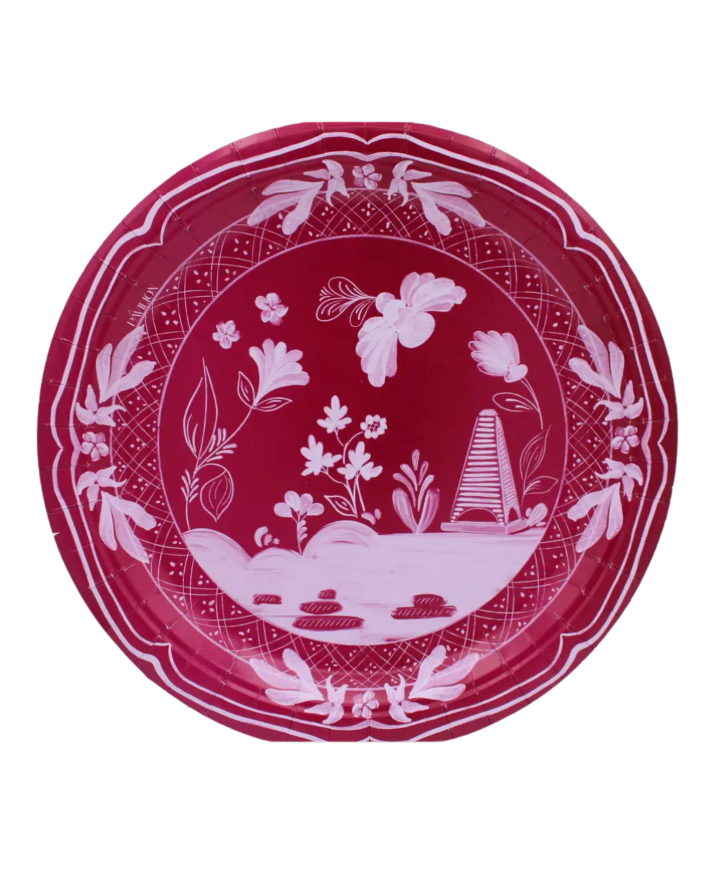 China Paper Dinner Plates- Berry