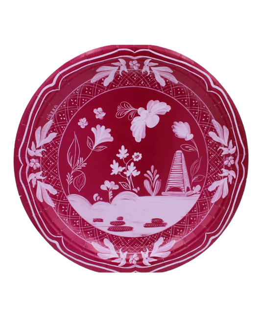 China Paper Dinner Plates- Berry