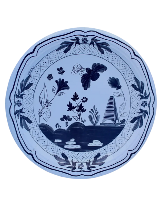 China Paper Dinner Plates- Navy