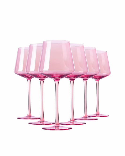 Pink Wine Glasses RENTAL