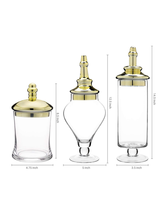 Glass Apothecary Jars RENTAL