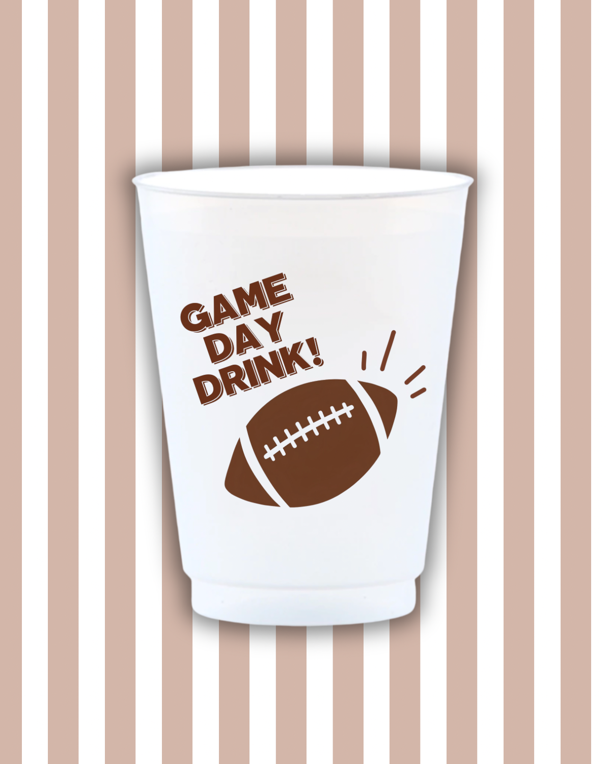 Game Day Drink Reusable Frost Flex Cups