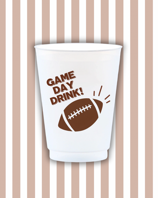 Game Day Drink Reusable Frost Flex Cups
