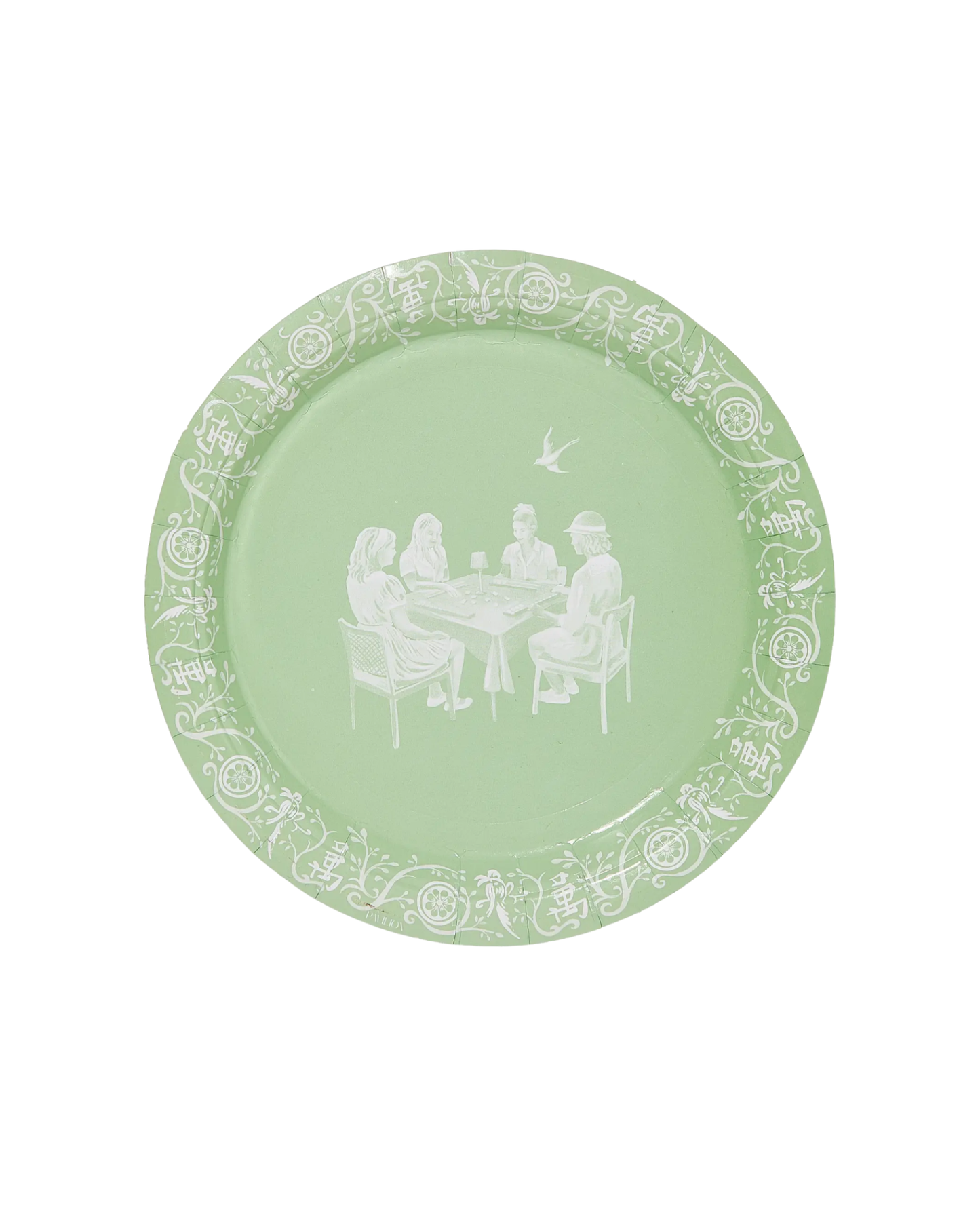 Mahjong Salad Paper Plates