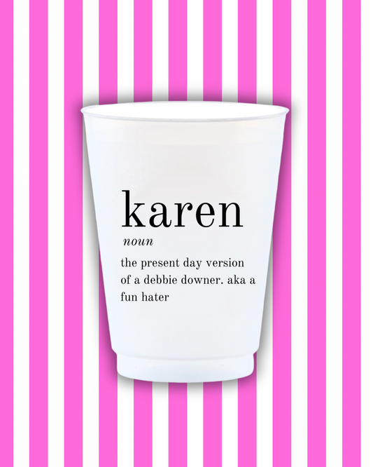 Karen Definition Reusable Frost Flex Cups