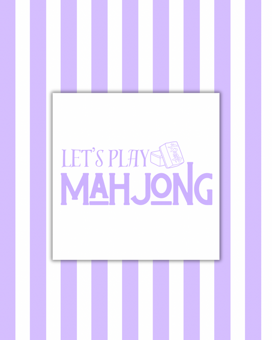 Let’s Play Mahjong Paper Party Napkins