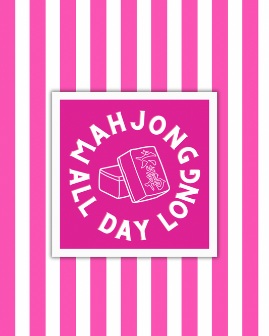 Mahjong All Day Long Paper Party Napkins