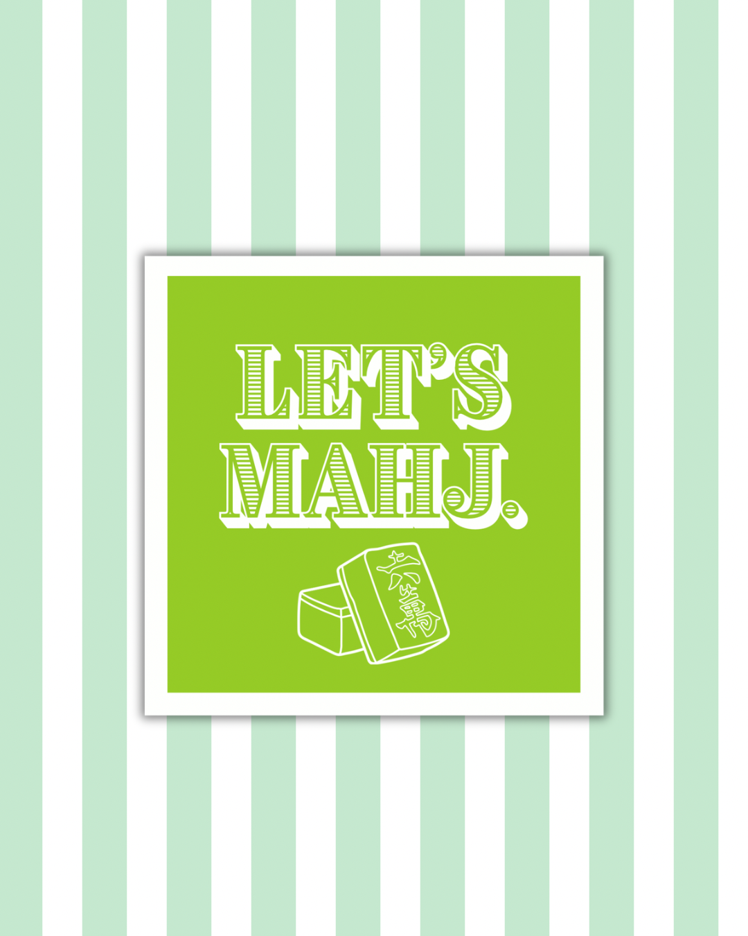Let’s Mahj Paper Party Napkins