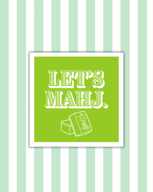 Let’s Mahj Paper Party Napkins