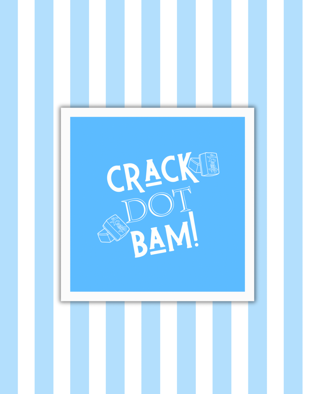 Crack Dot Bam Mahjong Paper Party Napkins