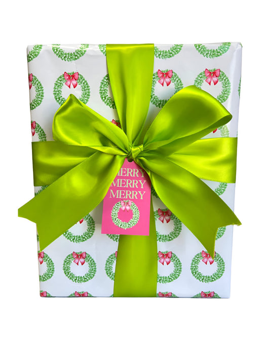 Wreaths Wrapping Paper Roll