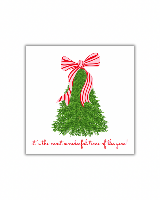 Christmas Tree Paper Party Napkins