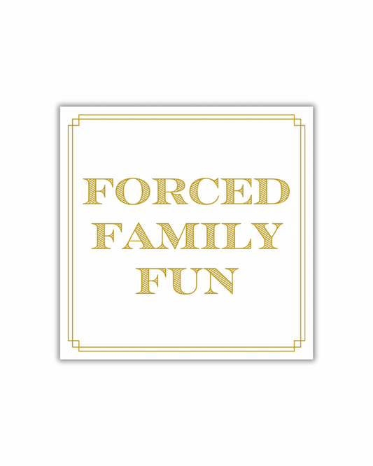 Forced Family Fun Paper Party Napkins
