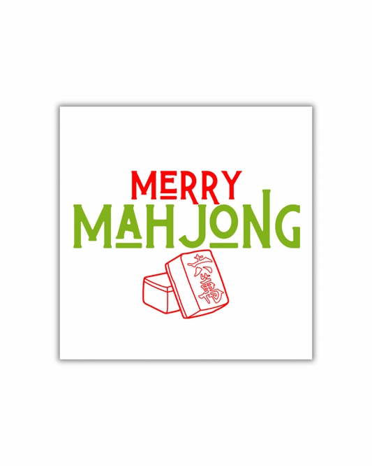 Merry Mahjong Paper Party Napkins
