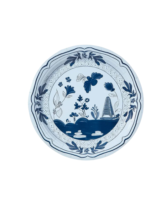 Blue China Salad & Dessert Paper Plates