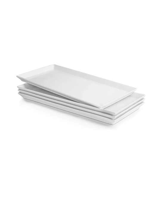 White Serving Platters RENTAL