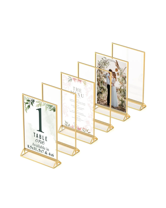 6 Gold Frames RENTAL