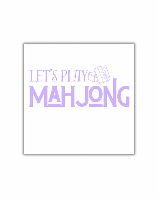 Let’s Play Mahjong Napkins