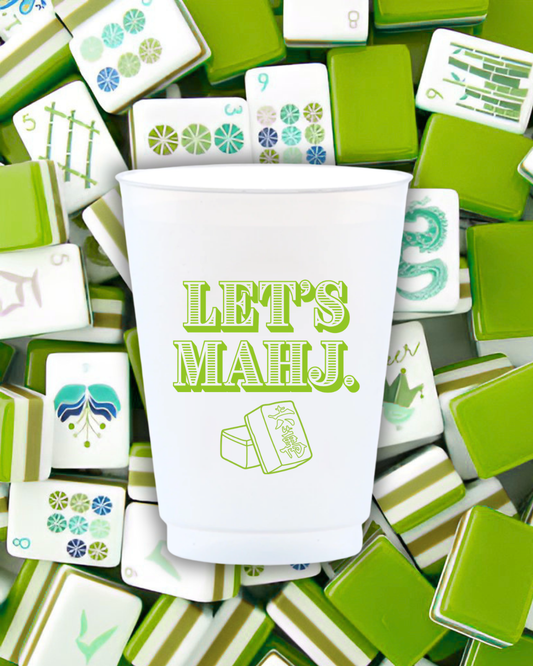Let’s Mahj Reusable Frost Flex Cups
