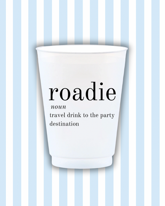 Roadie Definition Reusable Frost Flex Cups