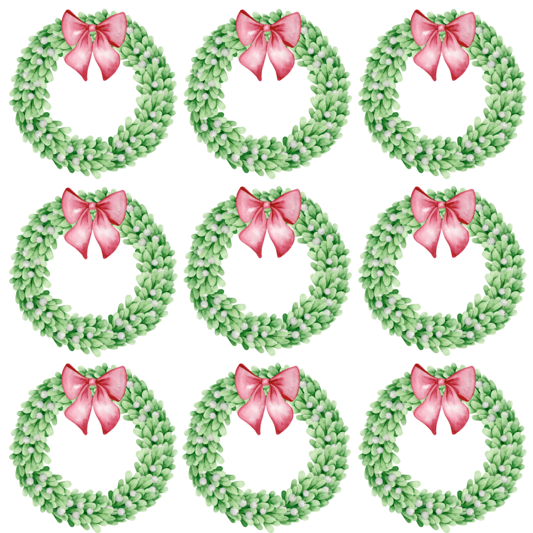 Wreaths Wrapping Paper Roll