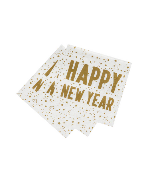 Happy New Year Cocktail Napkins