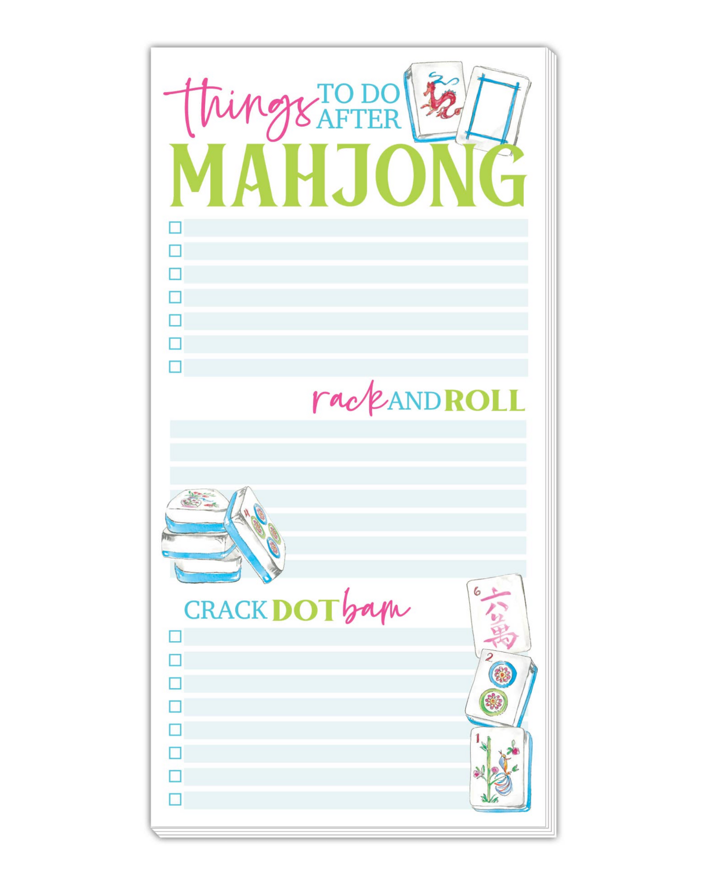Things to do After Mahjong Notepad